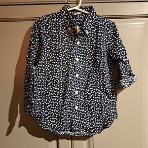 Gap floral girls size 4 blouse new